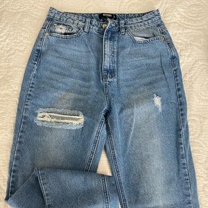 Distressed Denim Jeans